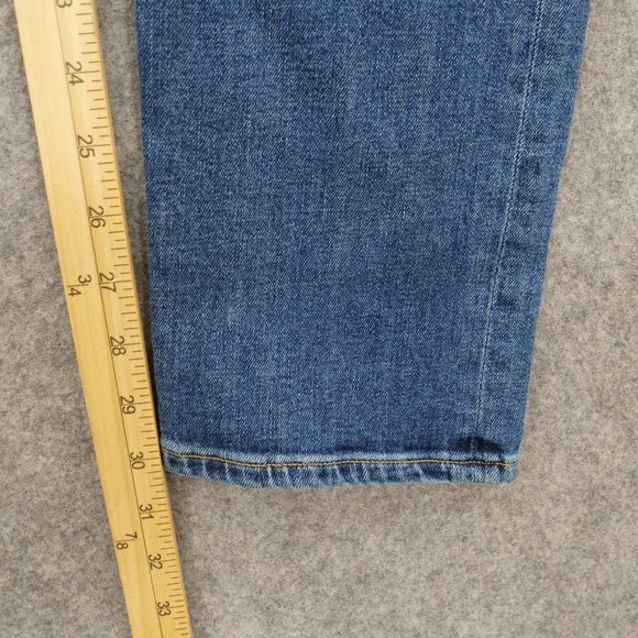 Flint and Tinder Jeans Mens 33 Blue Slim Tapered Mid Rise Medium Zip Fly - Picture 15 of 16